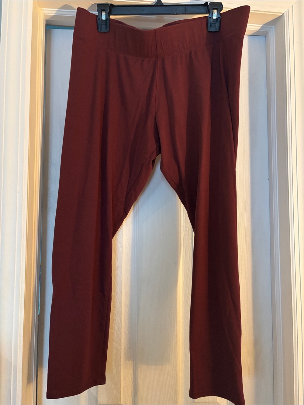 Mixit Maroon High-Waist Active Leggings